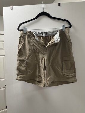 REI Women’s Khaki Cargo Shorts with Patch Pockets